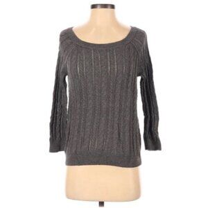 American Eagle Knit Gray Sweater
